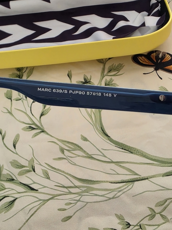NWOT Marc Jacobs MARC 639/S Oversized Square Sunglasses Blue Gradient CAT 3 main image 10